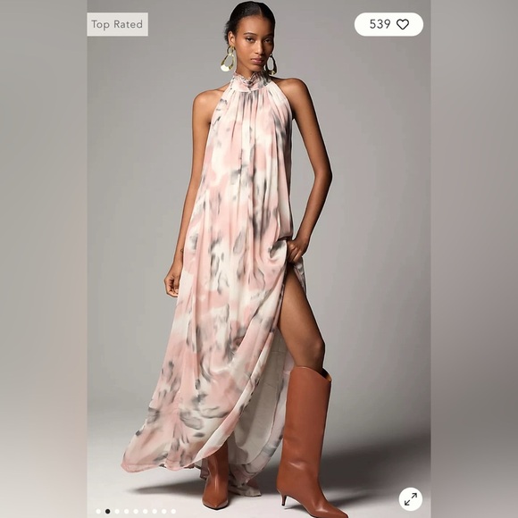 Maeve Halter Sheer Printed Maxi Dress by Anthropologie
Host Pick ⭐️ - Picture 2 of 10